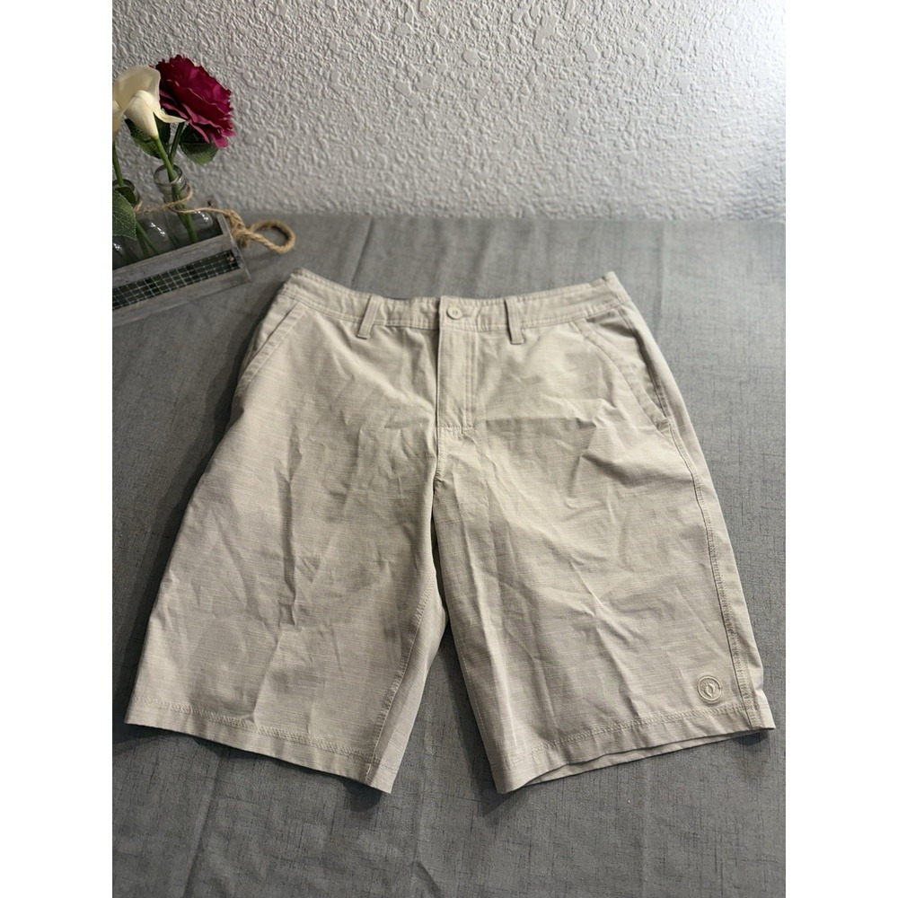 Men's Hang Ten Hybrid Shorts Tan Size 32 Casual Comfortable Versatile Wear